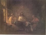 Rembrandt, The Pilgrims at Emmaus (mk05)